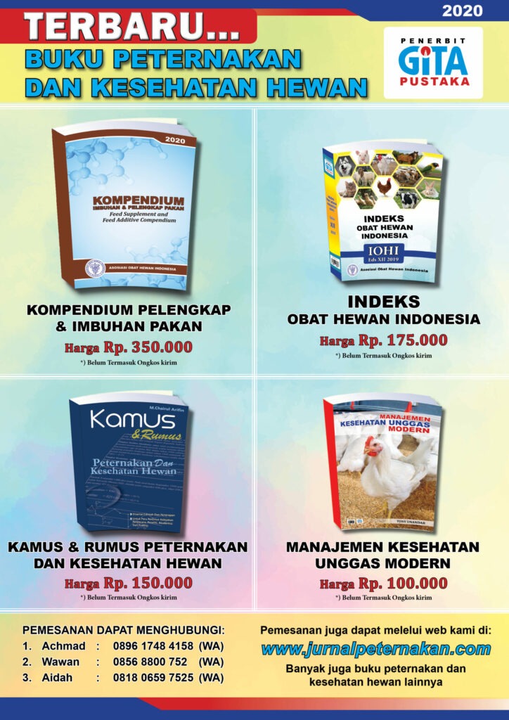 TELAH TERBIT BUKU-BUKU TENTANG PETERNAKAN 2020