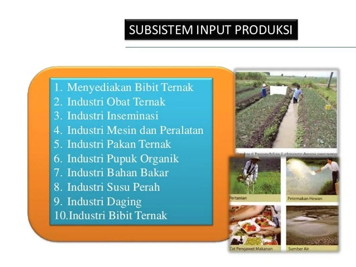 Agribisnis Sebagai Sistem Inti