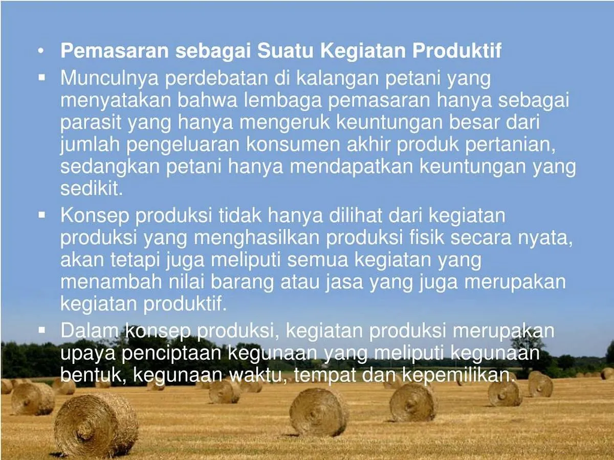 Elemen Kunci dalam Sistem Agribisnis