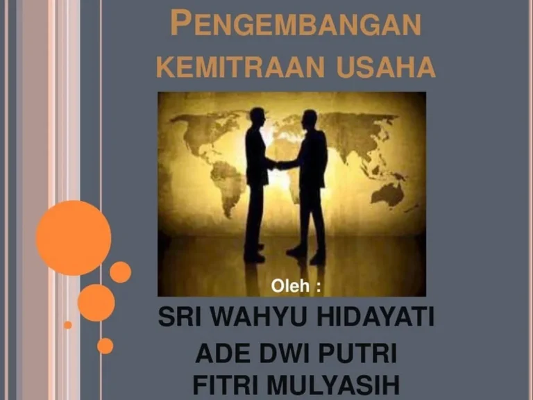 Kemitraan dan Aliansi dalam Perdagangan Agribisnis Internasional