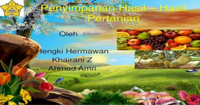 Pentingnya Teknik Penyimpanan Hasil Pertanian yang Baik